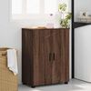vidaXL Mobile da Bagno con porta Rovere Marrone 60 x 35 x 80 cm
