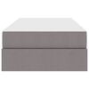 vidaXL Letto con contenitore e materasso Talpa 90 x 200 cm Poliestere
