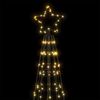 vidaXL Albero di Natale a LED 550 LED Bianco Caldo 300 cm