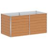 vidaXL Letto rialzato da giardino Marrone Chiaro 160 x 80 x 77 cm