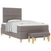 vidaXL Letto a molle con testiera Talpa 120 x 200 cm Tessuto