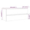 vidaXL Mobile Lavabo Rovere Fumo 100x38,5x45 cm Legno Multistrato