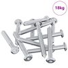 vidaXL Vite 1800 pz Argento M6 x 50 mm Acciaio