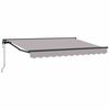 vidaXL Tettuccio Elettrico Retrattile Grigio Chiaro 3,5 x 2 m
