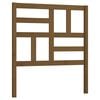 vidaXL Testiera per Letto ambra 106x4x104 cm in Legno Massello di Pino