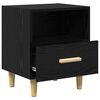 vidaXL Armadio da Notte con cassetto 2 pcs Rovere Nero 40 x 35 x 47 cm