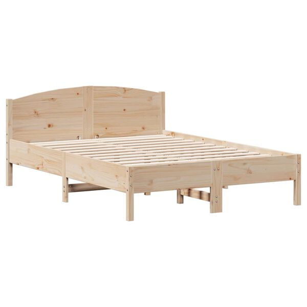 vidaXL Letto senza Materasso 120x190 cm in Legno Massello di Pino