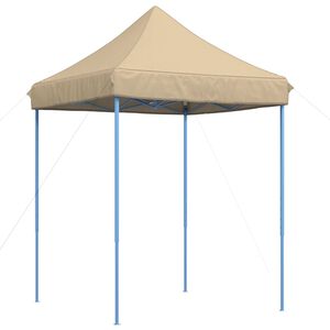vidaXL Tenda da Festa Pieghevole Pop-Up Beige 200x200x306 cm