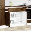 vidaXL Base da Cucina Porto Rovere Marrone in Legno Multistrato
