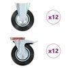 vidaXL Ruote 24 pz 200 mm