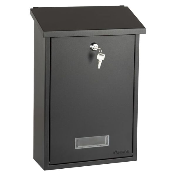 Practo Garden Cassetta Postale Dublin Nera