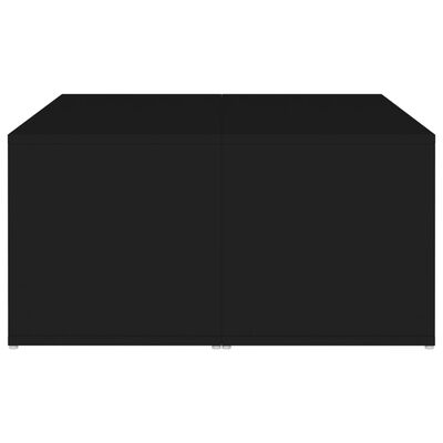 vidaXL Tavolini da Salotto 4 pz Neri 33x33x33 cm in Legno Multistrato