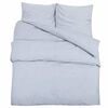 vidaXL Set Copripiumino Grigio 140x200 cm in Cotone
