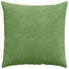 vidaXL Cuscini da Divano 2 pcs Verde chiaro 80 x 80 cm