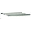 vidaXL Struttura della tenda Verde e Bianco 500 &times; 300 cm