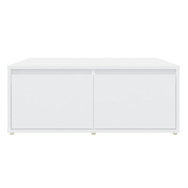 vidaXL Tavolino da Salotto Bianco 80x80x31 cm in Legno Multistrato