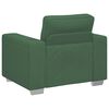 vidaXL Divano Sedia Verde Scuro 100x77x82 cm Tessuto di Velluto a Coste
