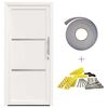 vidaXL Porta Frontale Bianco 98 x 208 cm PVC