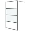 vidaXL Parete Doccia Walk in 115x195 cm Vetro Semi Smerigliato ESG