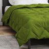vidaXL Duvet Estivo Verde 220 x 140 cm Microfibra