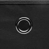 vidaXL Contenitori con Coperchi 4 pz 28x28x28 cm Nero