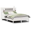 vidaXL Letto Libreria senza Materasso Bianco 140x190 cm Legno di Pino