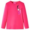 vidaXL Maglietta da Bambina a Maniche Lunghe Fucsia 116