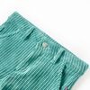 Pantaloni per Bambini in Velluto a Coste Verde Menta 116