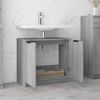 vidaXL Mobile Bagno Grigio Sonoma 64,5x33,5x59 cm in Legno Multistrato