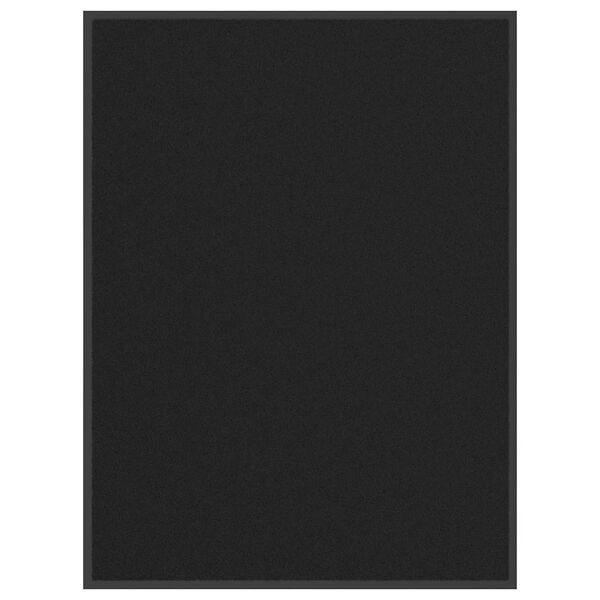 vidaXL Zerbino Nero 90x120 cm