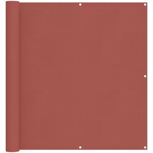 vidaXL Schermo da balcone Terracotta 110 x 300 cm Tessuto Oxford
