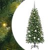 vidaXL Albero di Natale artificiale Verde 150 cm PE e PVC