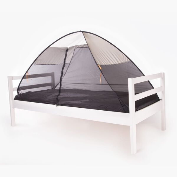 425424 DERYAN Mosquito Pop-up Bed Tent 200x90x110cm Cream