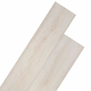 vidaXL Tavole per Pavimenti Bianco rovere classico 5,26 m&sup2; 18 pz PVC