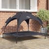 vidaXL Letto per Cani Nero 104 x 86 x 84,5 cm Acciaio