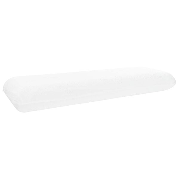 vidaXL Cuscino da Letto Tinta unita Bianco 70 x 36 x 13 cm
