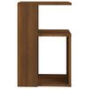 vidaXL Tavolino da Salotto Rovere Marrone 36x30x56cm Legno Multistrato