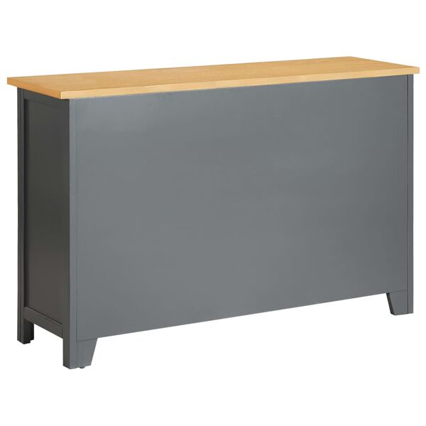 vidaXL Credenza 110x33,5x70 cm in Legno Massello di Rovere