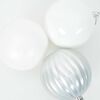 vidaXL Set di Palle di Natale 9 pcs Bianco Plastica