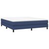 vidaXL Struttura Letto a Rete a Molle Blu 160x200 cm in Tessuto
