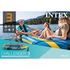Intex Set Gommone Gonfiabile con Remi e Pompa Challenger 3