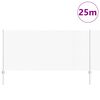vidaXL Recinzione con Posto Argento 1 x 25 m Acciaio