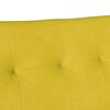 vidaXL Panca Chesterfield Giallo 112 x 65.5 x 75 cm Velluto