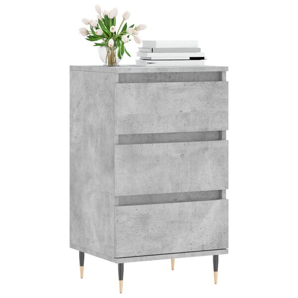 vidaXL Credenza Grigio Cemento 40x35x70 cm in Legno Multistrato