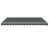 vidaXL Tenda Sole Automatica Retrattile Antracite 5x3 m