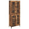 vidaXL Credenza Legno vecchio 69,5 x 34 x 180 cm Legno ingegnerizzato