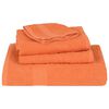 vidaXL Asciugamani FROGN 10 pz Arancione 30x30 cm 360 g/m&sup2;