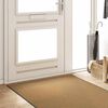 vidaXL Tappetino Altro Crema e Nero 120 x 350 cm Poliammide e PVC