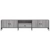 vidaXL Mobile TV Cassetto Grigio Sonoma 200x25x44 cm Legno Multistrato