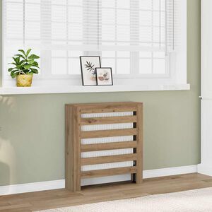 vidaXL Copertura Termosifone Rovere Artigianale 78x20x82cm in Legno